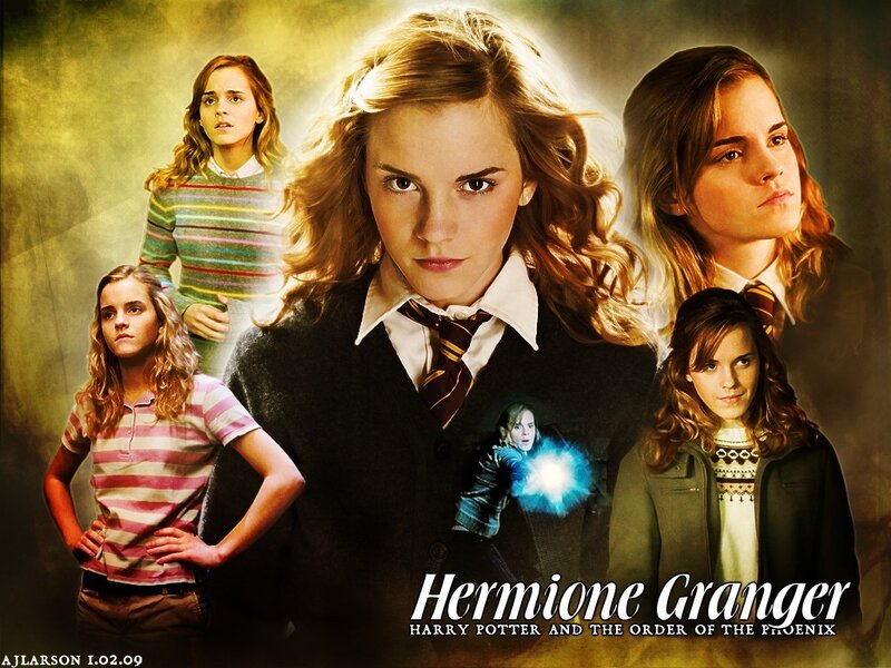 Hermione Granger Collage — Brown, Dramatic