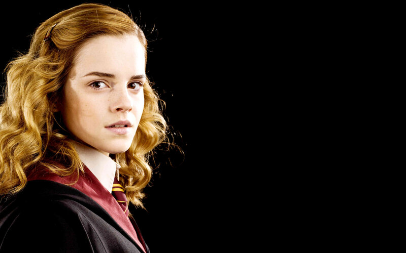 Hermione Granger in Hogwarts uniform