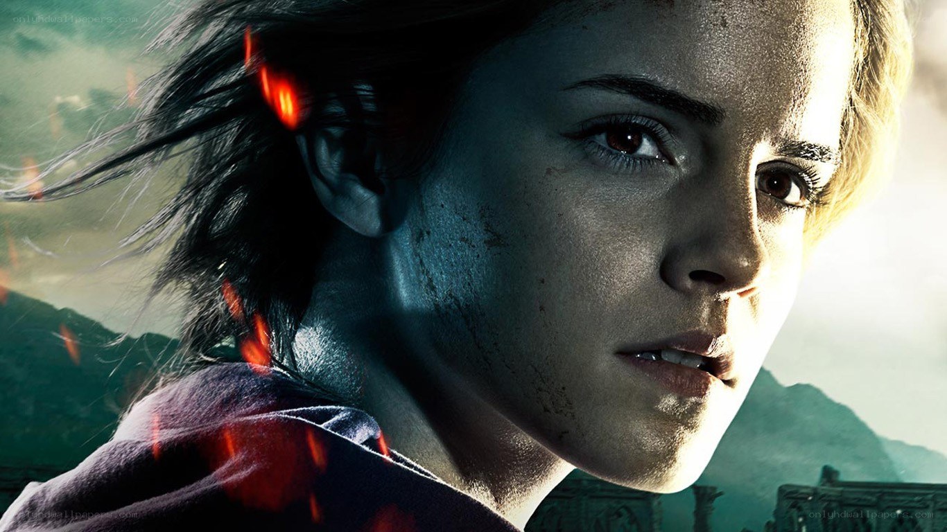Hermione in a battle scene