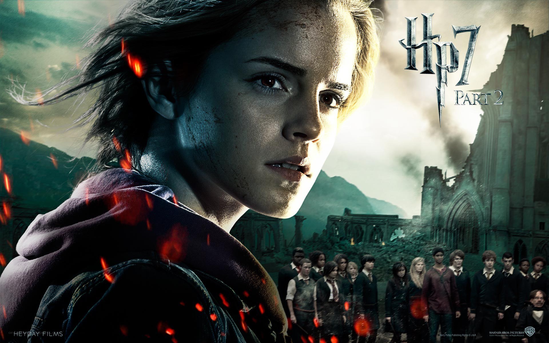 Hermione in battle scene