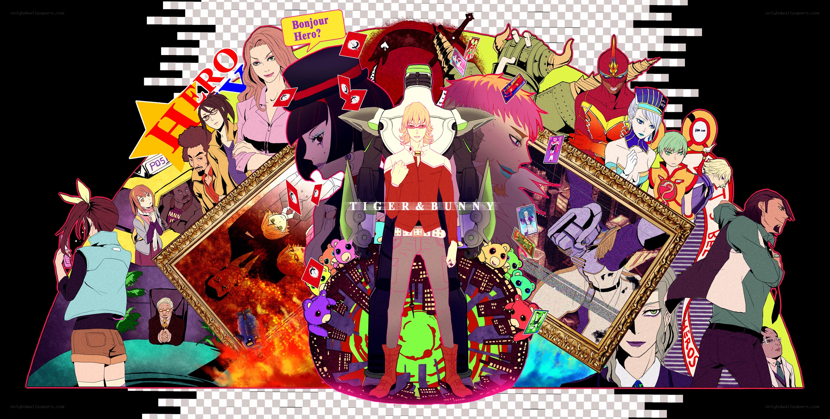 Hero collage artwork