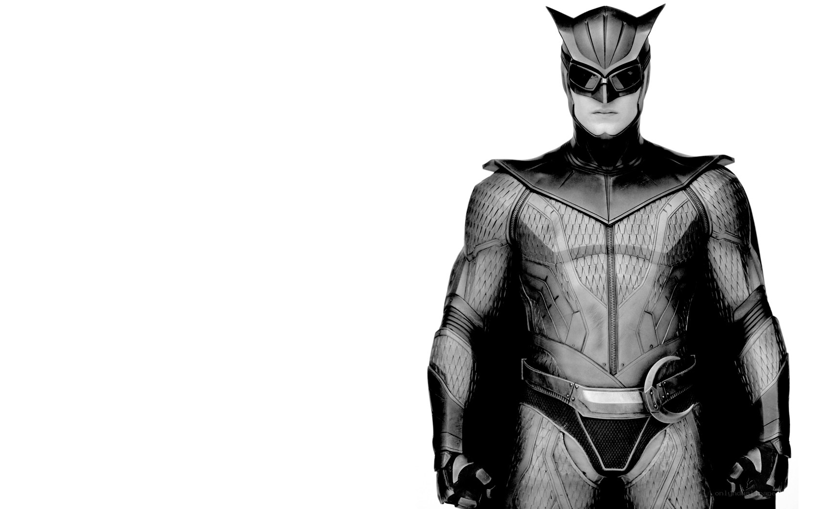 hero in black suit