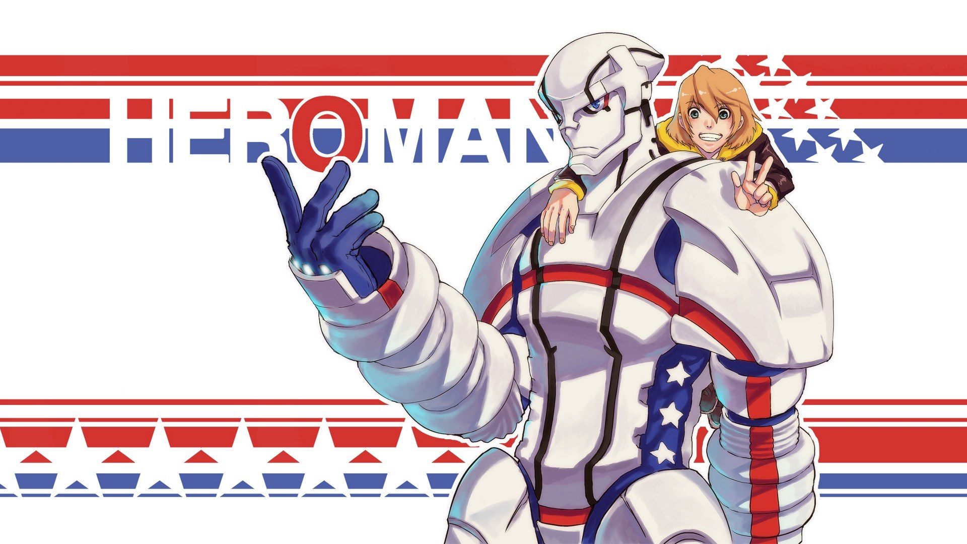 Hero Man and companion