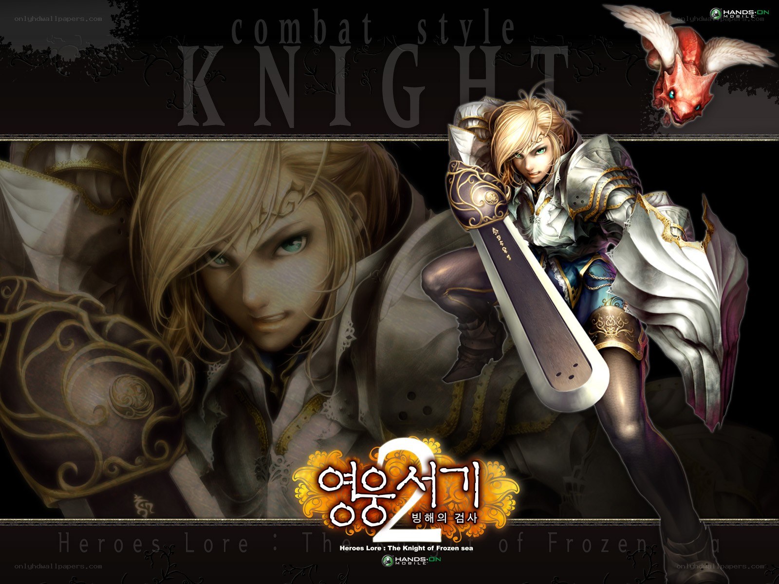 Hero's Lore Knight Character Art