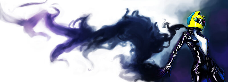 hero with dark energy