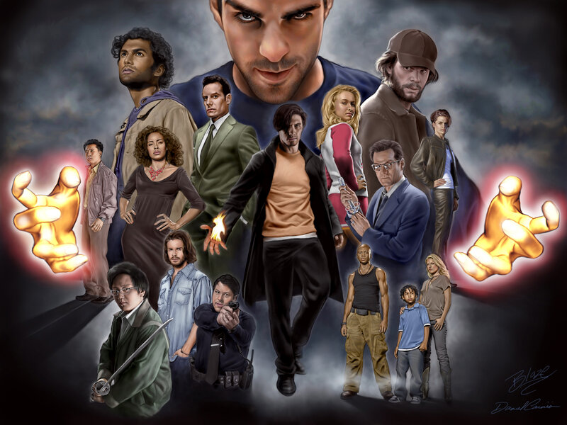 Heroes cast collage