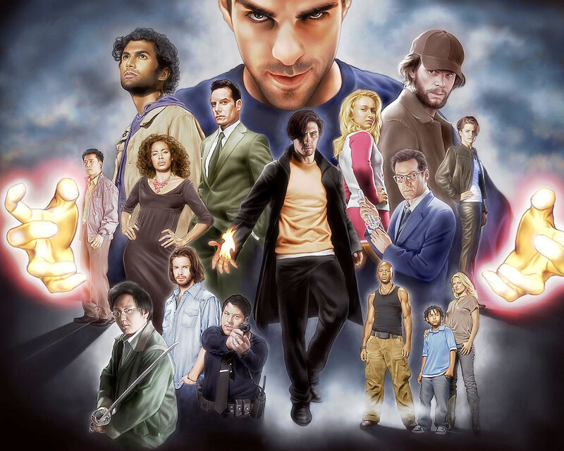 Heroes cast collage