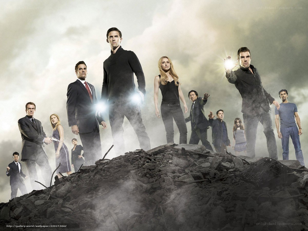 Heroes cast on rubble