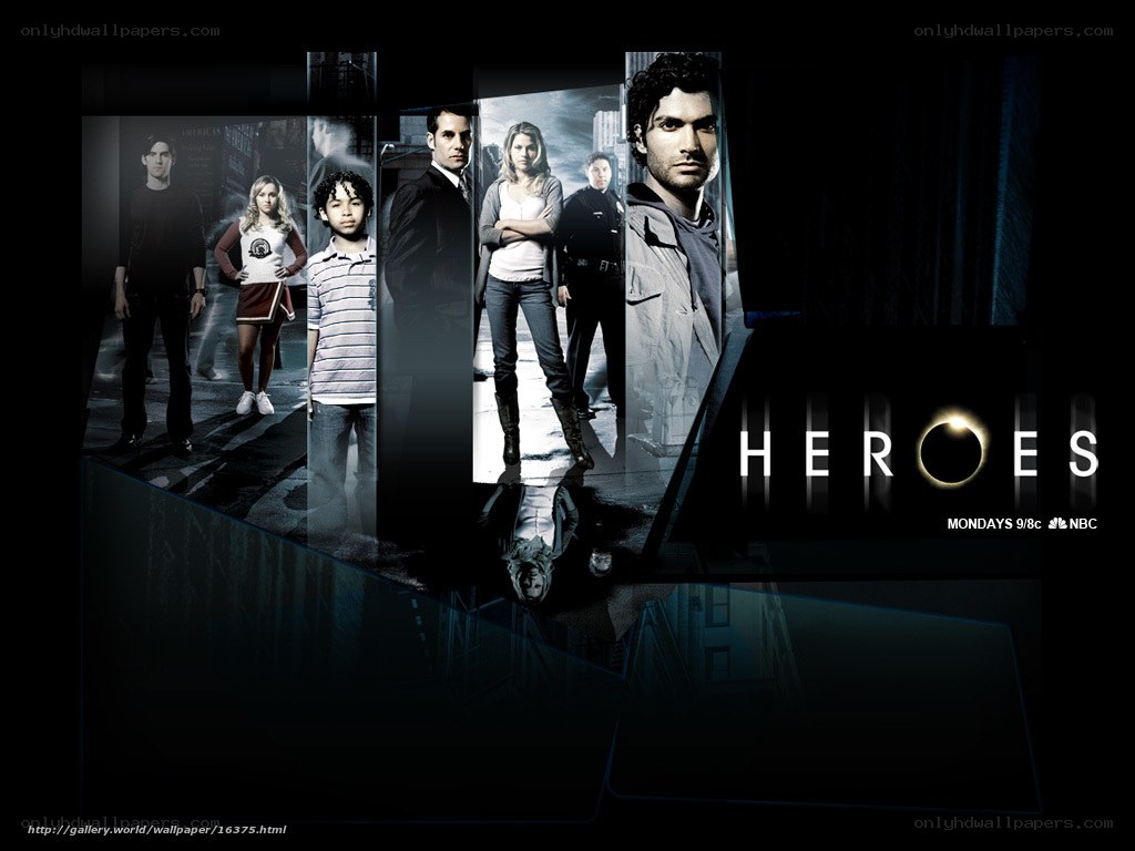 Heroes TV show promotional art