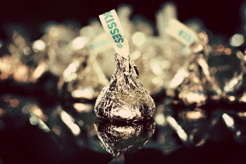 Hershey's Kisses Candy — Silver