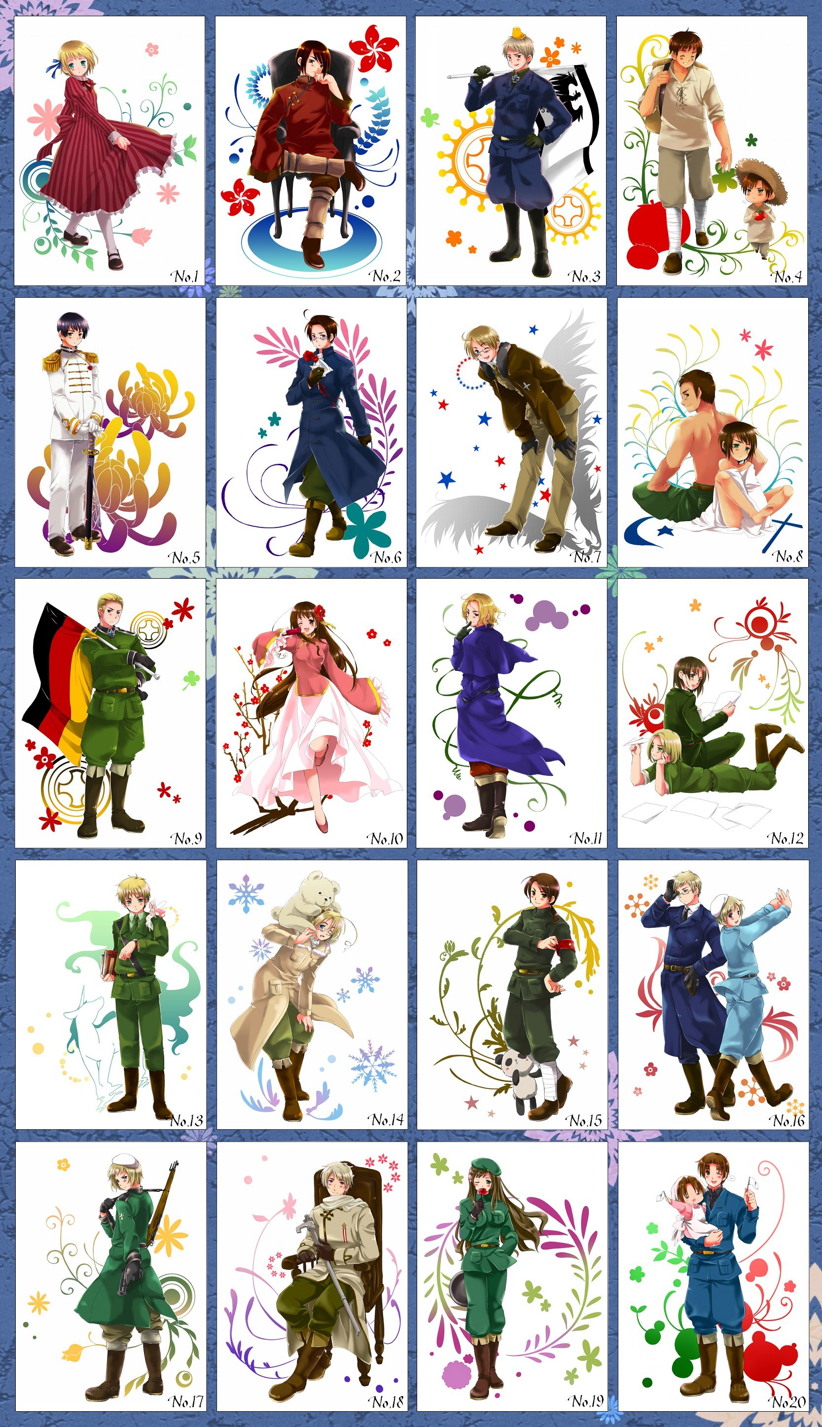 Hetalia character collection