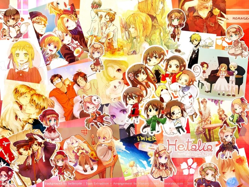 Hetalia collage artwork