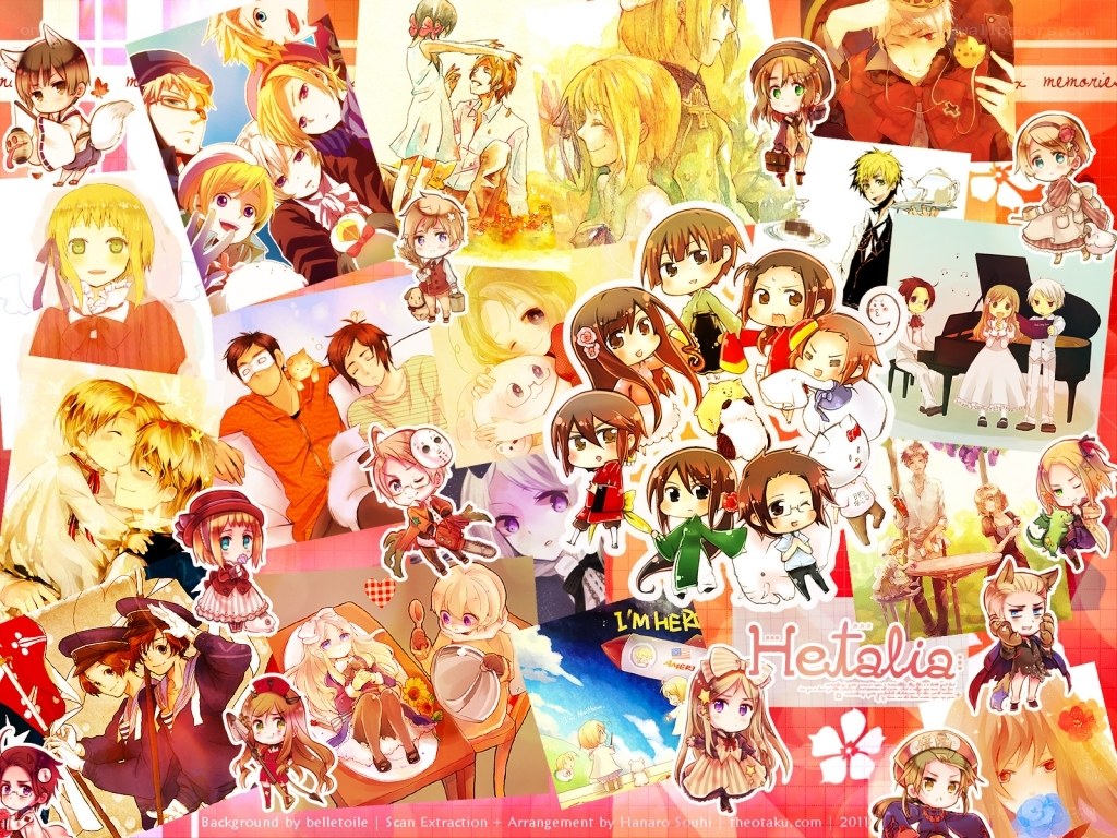 Hetalia collage artwork