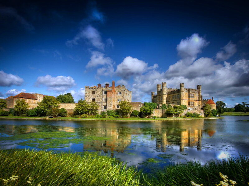 Hever Castle — Blue, Dramatic
