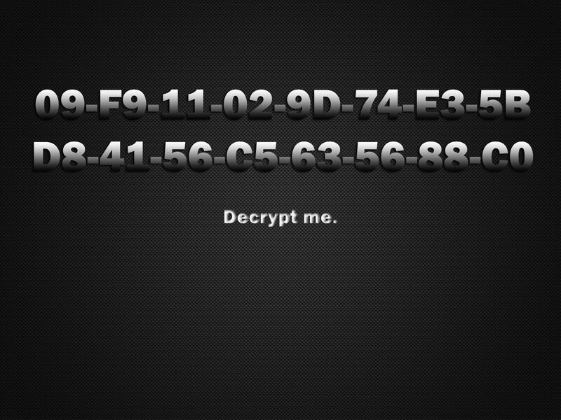 hexadecimal code challenge