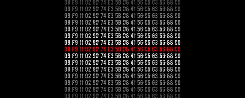 hexadecimal data sequence