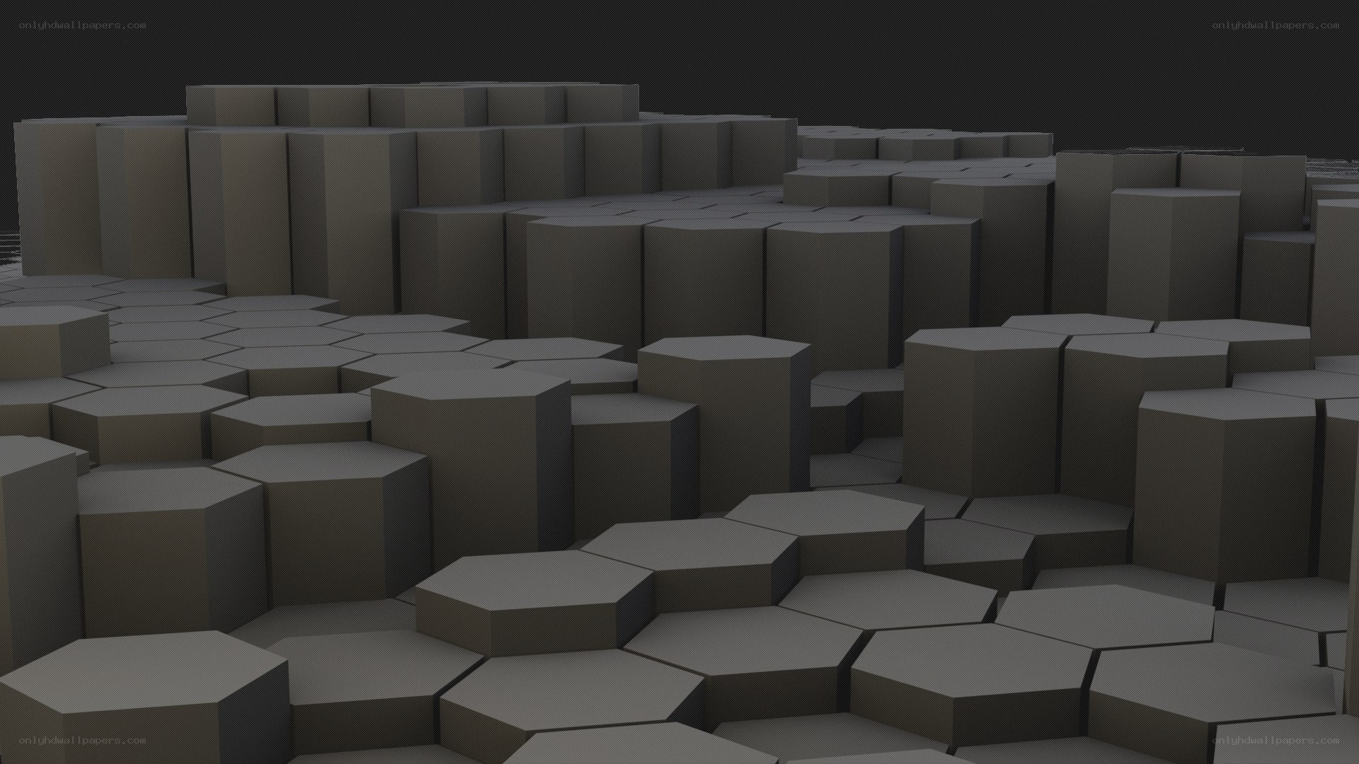 hexagonal block landscape