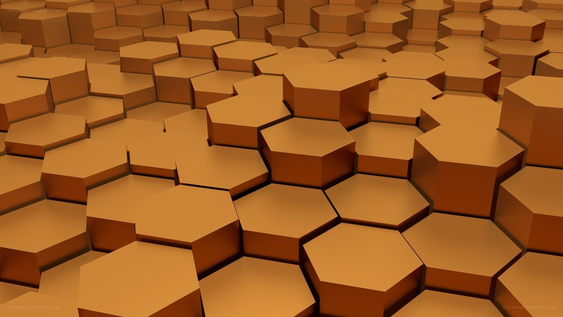 hexagonal block pattern
