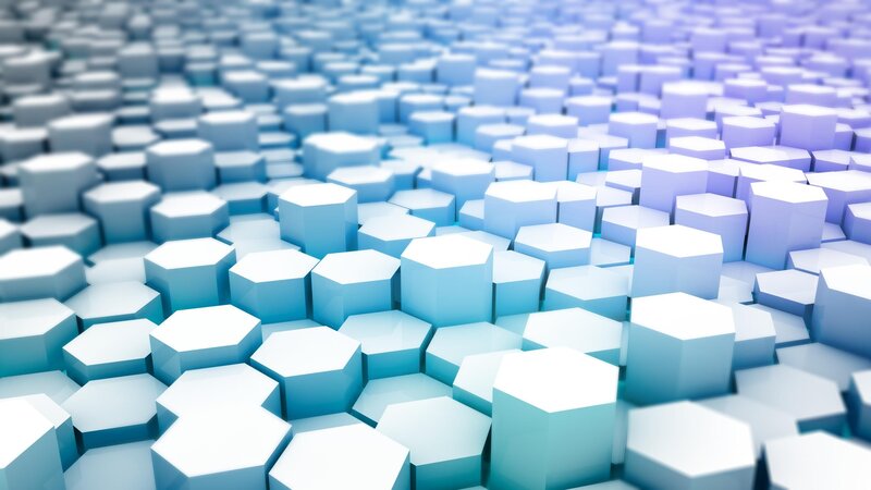 Hexagonal Blocks Pattern