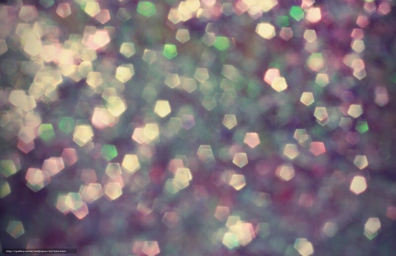 Hexagonal Bokeh Lights — Purple