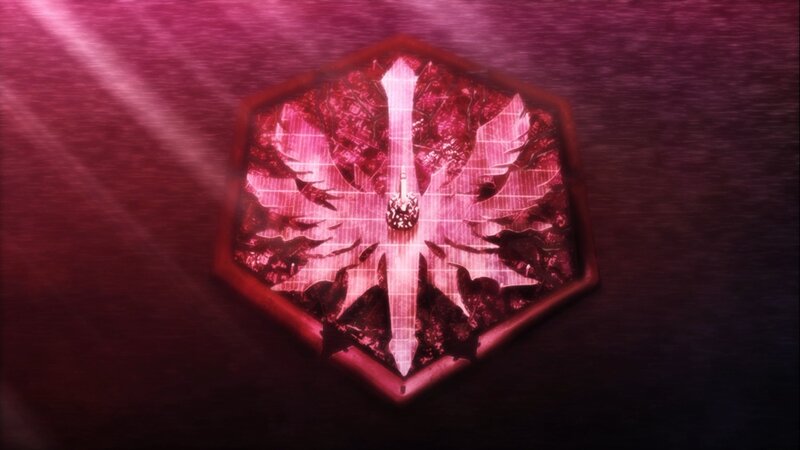 Hexagonal Emblem with Sword