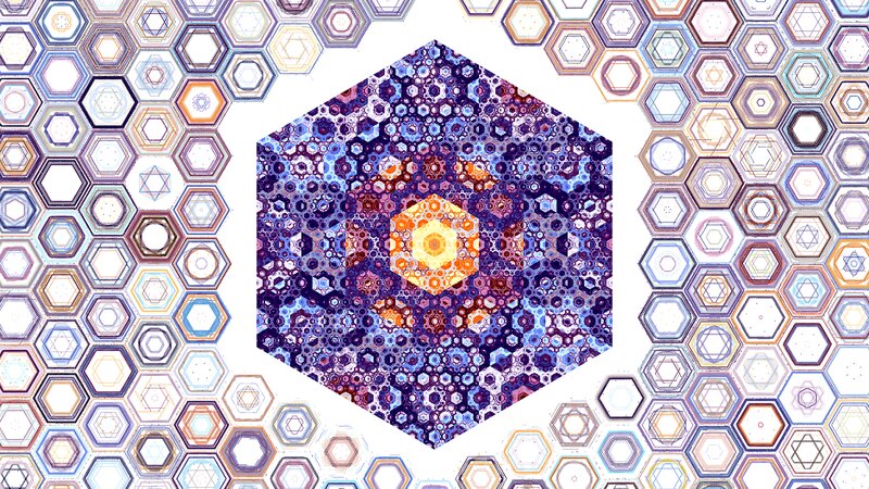 Hexagonal Fractal Pattern