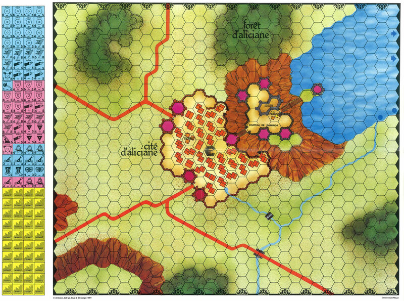 Hexagonal Game Map