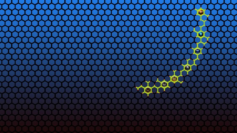 hexagonal game path