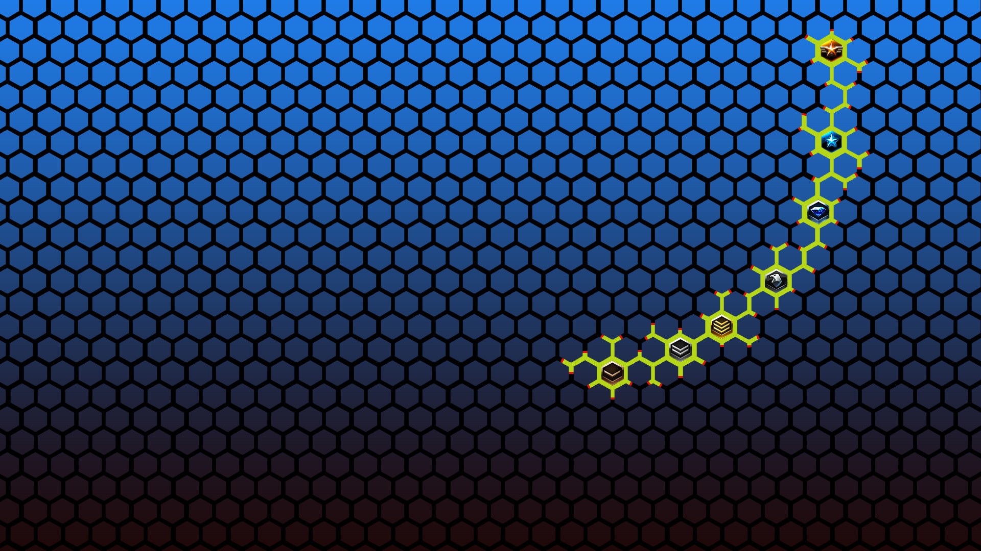 hexagonal game path