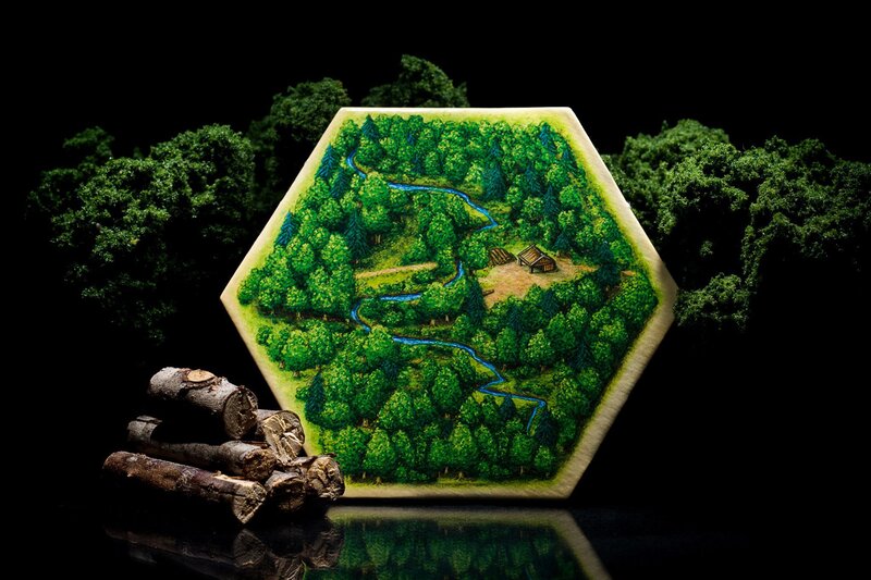 Hexagonal Game Tile