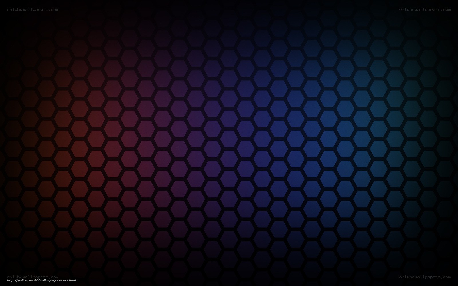 hexagonal gradient pattern