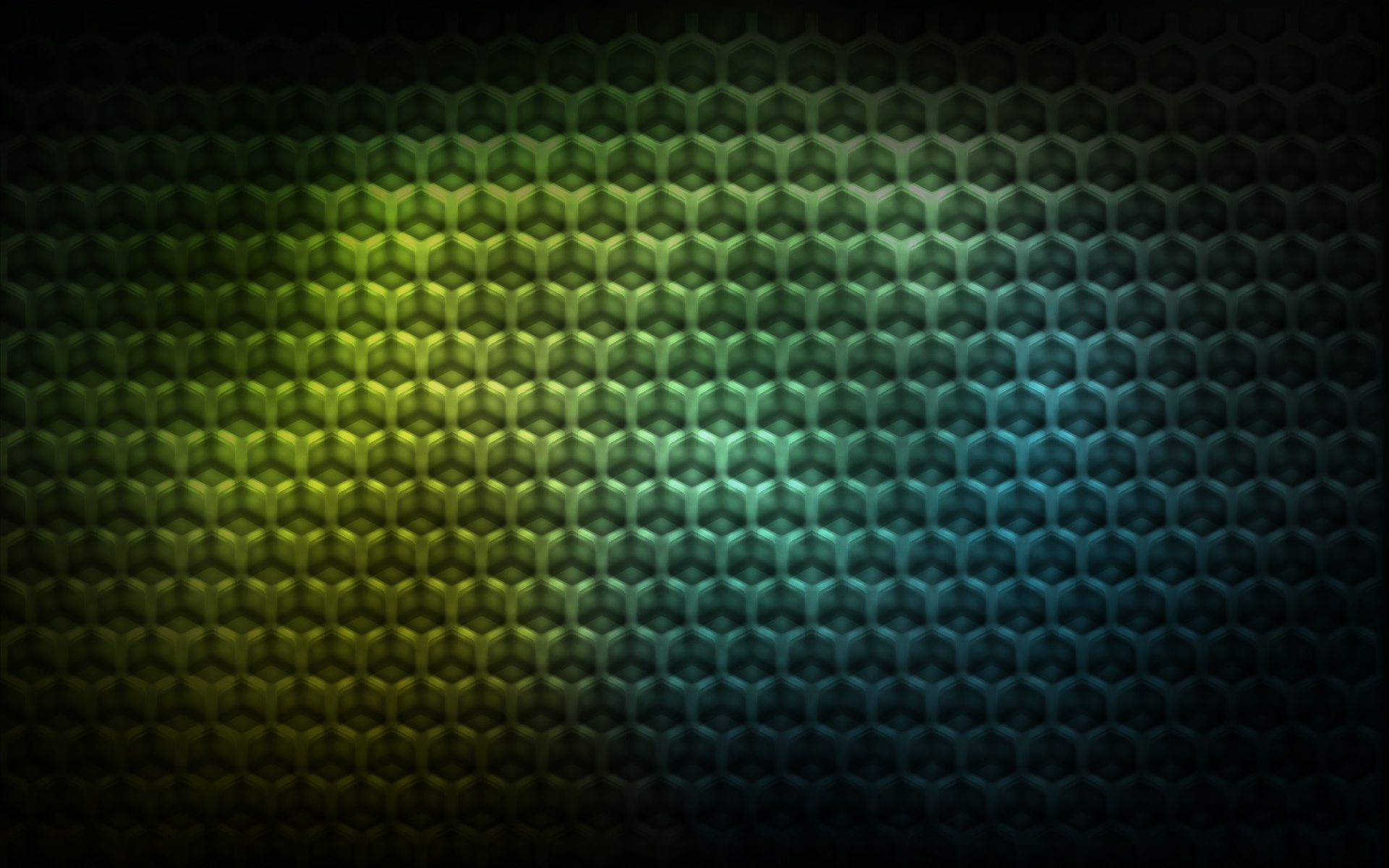 hexagonal gradient pattern