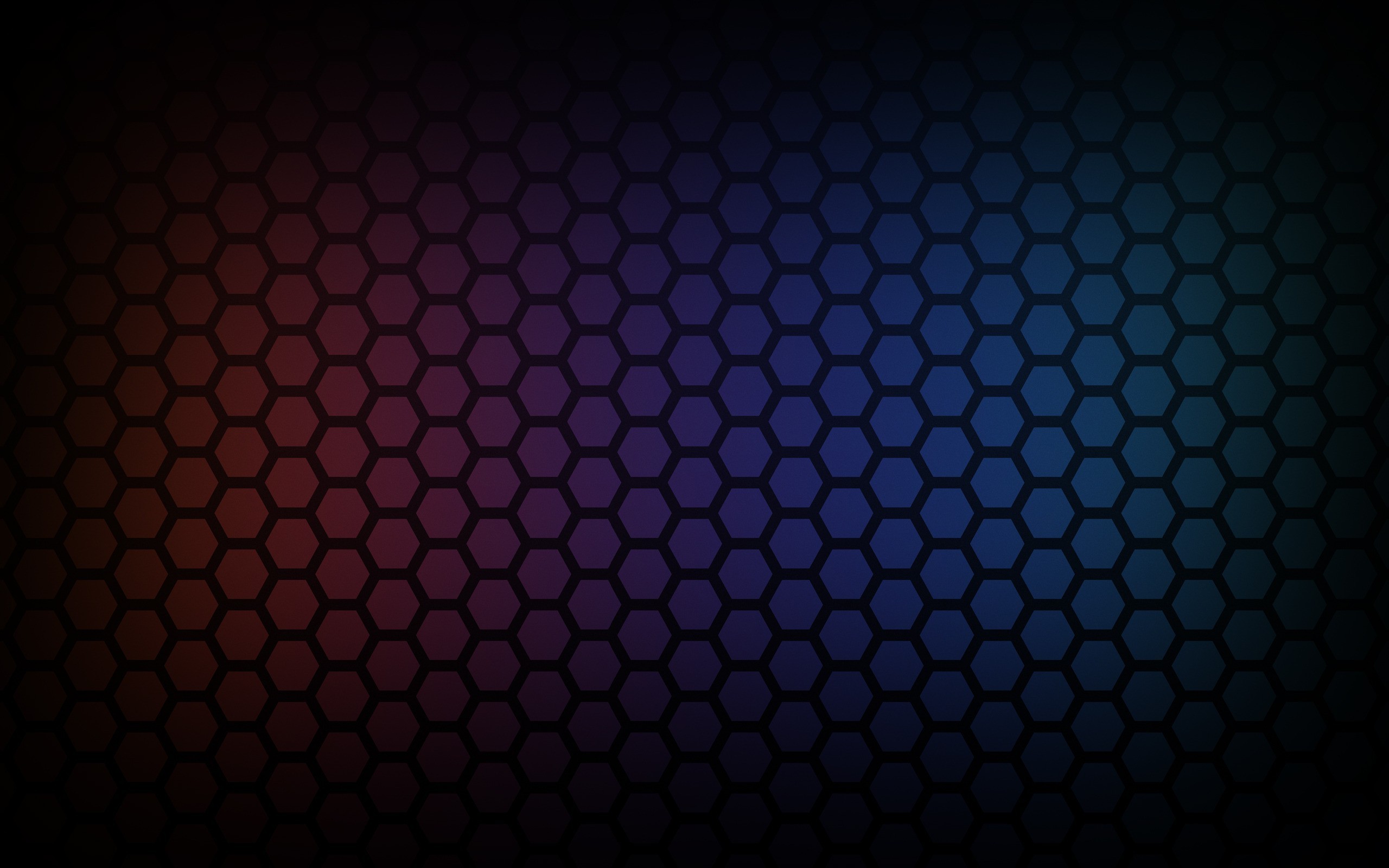 hexagonal gradient pattern