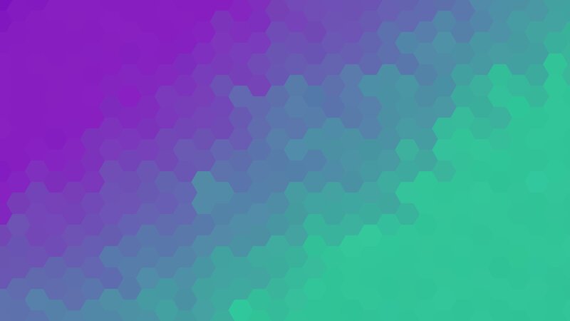 Hexagonal Gradient Pattern — Purple