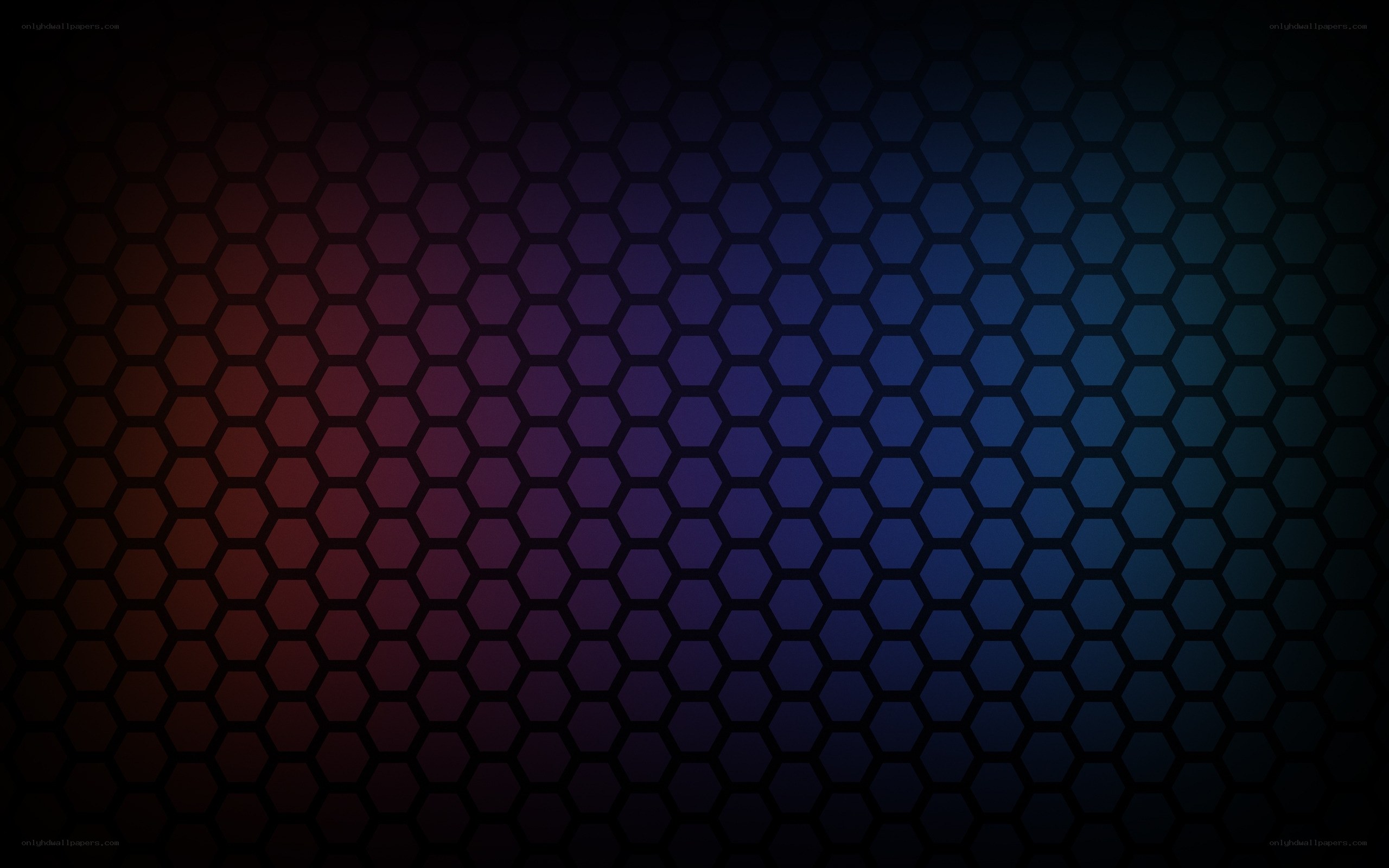 hexagonal gradient pattern