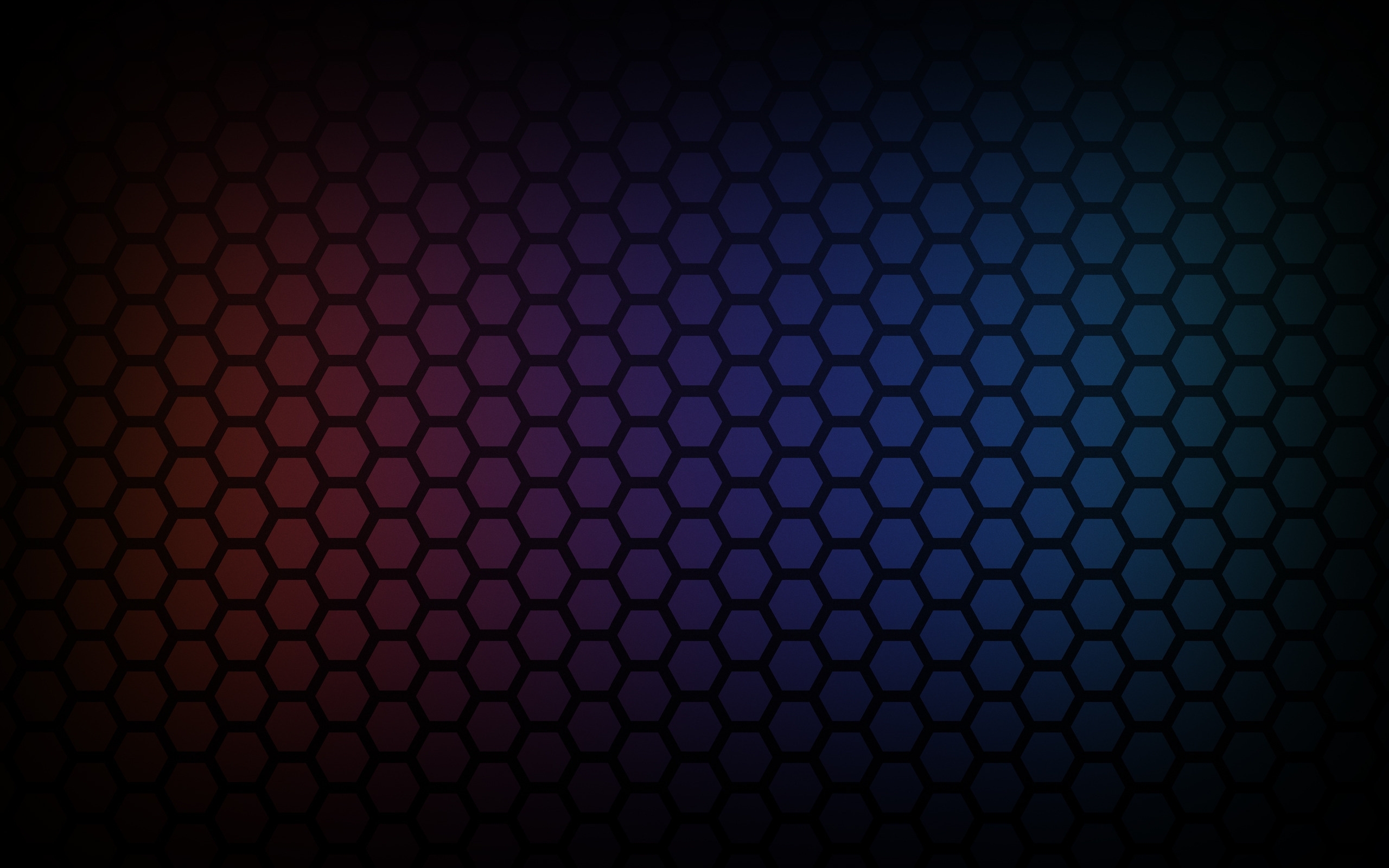 hexagonal gradient pattern