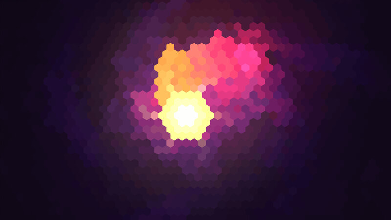 Hexagonal Light Burst