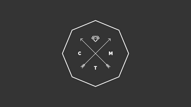 Hexagonal Logo with Arrows