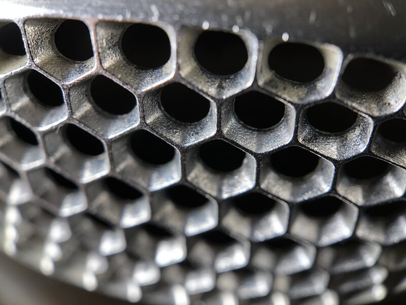 Hexagonal Metal Grille