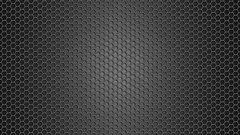 Hexagonal Metal Mesh — Black, Industrial