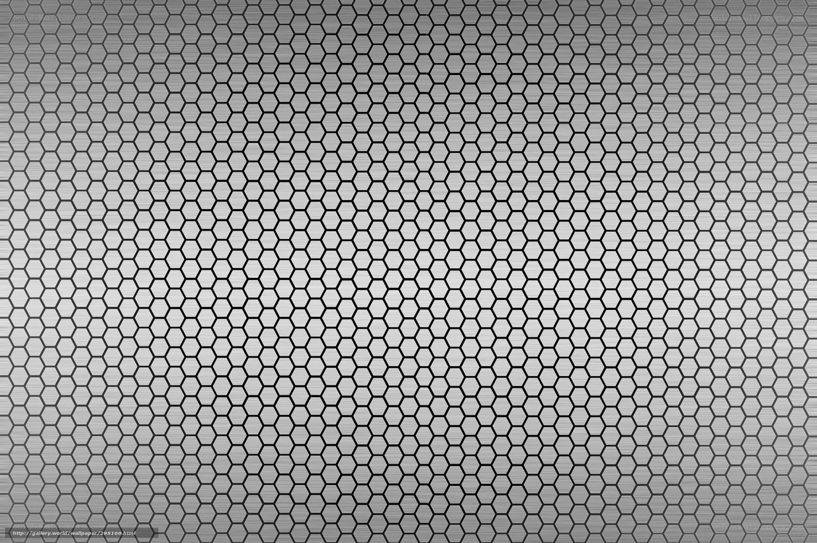 hexagonal metal texture