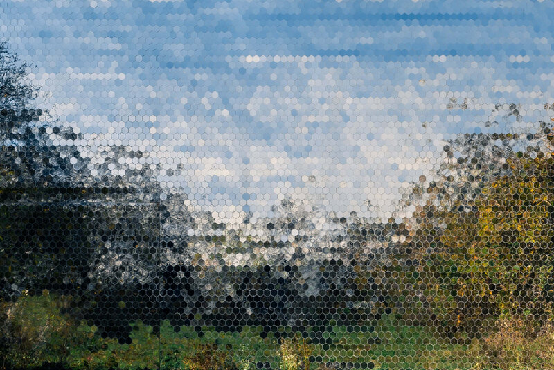 Hexagonal Mirror Mosaic