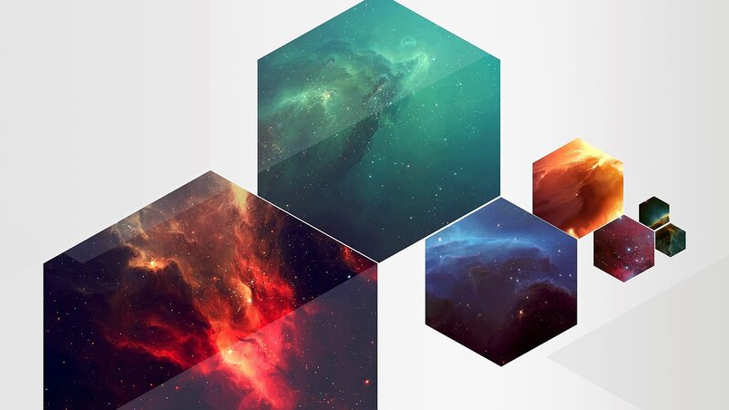 Hexagonal Nebula Images