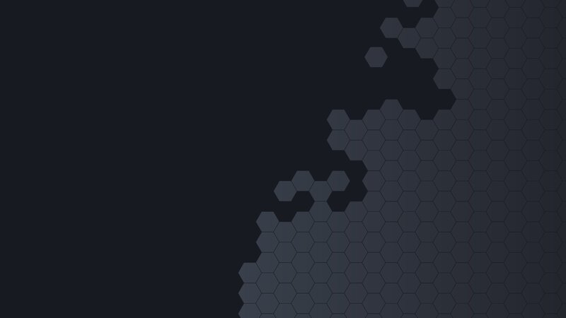 Hexagonal Pattern Background — Black, Minimalist