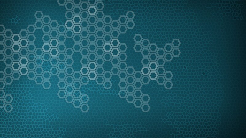 Hexagonal Pattern Background — Blue, Calm, Abstract