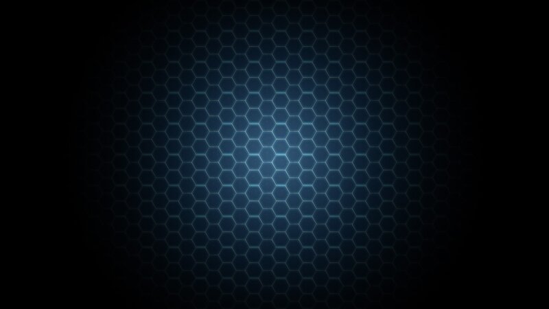 Hexagonal Pattern Background — Blue, Dark, Abstract