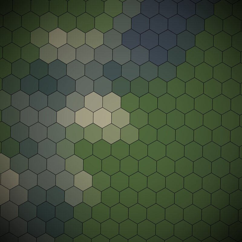 Hexagonal Pattern Background — Green