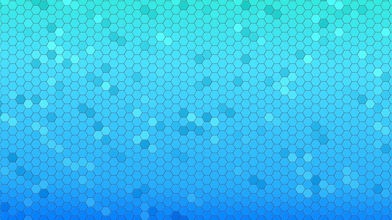 Hexagonal Pattern — Blue, Calm, Abstract