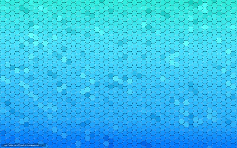 Hexagonal Pattern — Blue, Calm