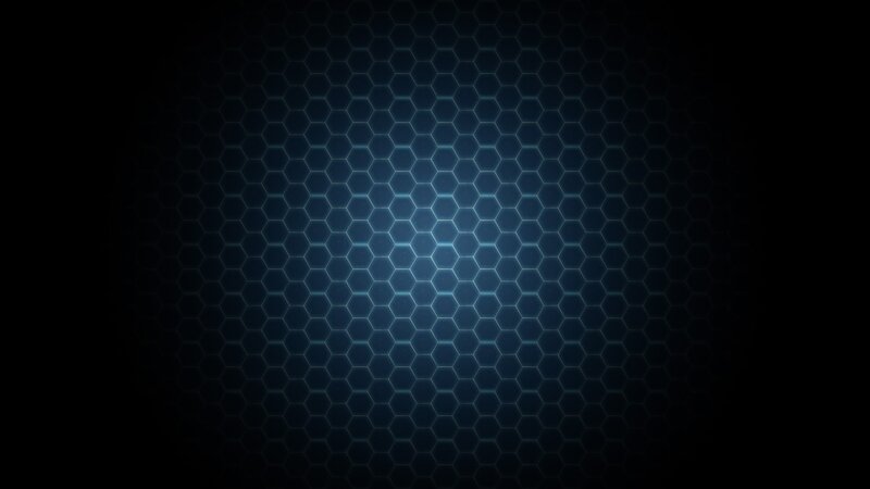 Hexagonal Pattern — Blue, Dark